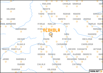 map of Ncokola