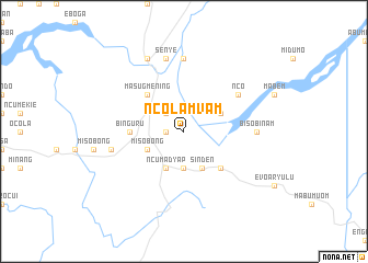 map of Ncolamvam