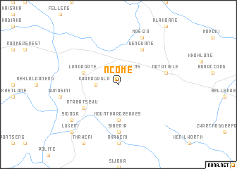 map of Ncome