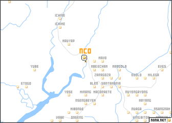 map of Nco