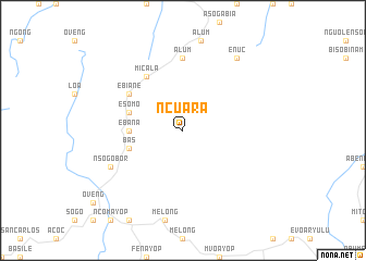 map of Ncuara