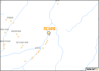 map of Nʼcupa