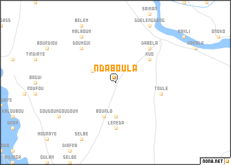 map of Ndaboula