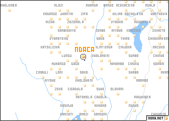 map of Ndaca