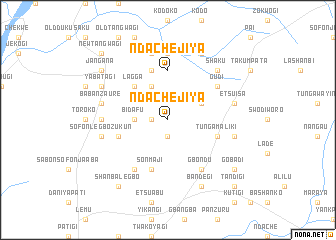 map of Ndachejiya