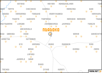 map of Ndadoko