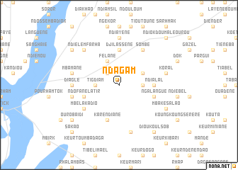 map of Ndagam