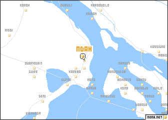 map of Ndah