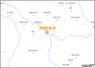 map of Ndakala