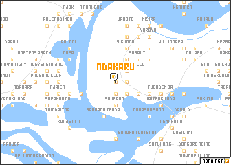 map of Ndakaru
