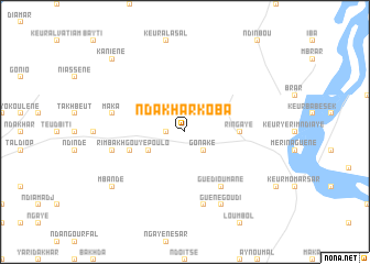 map of Ndakhar Koba