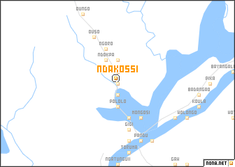 map of Ndakossi