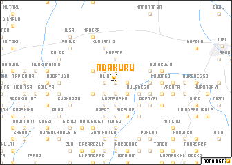 map of Ndakuru