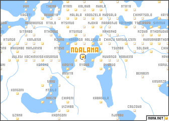 map of Ndalama