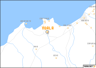 map of Ndala