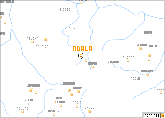 map of Ndala