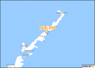 map of Ndalomo