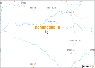 map of Ndamagoromé