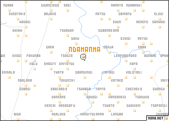 map of Ndamanma