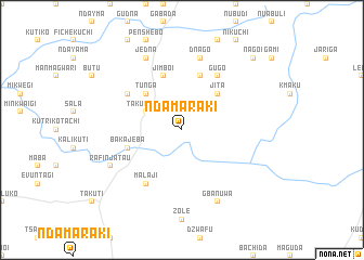 map of Ndamaraki
