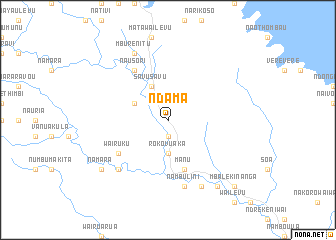 map of Ndama