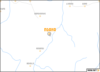 map of Ndama