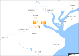 map of Ndambwe