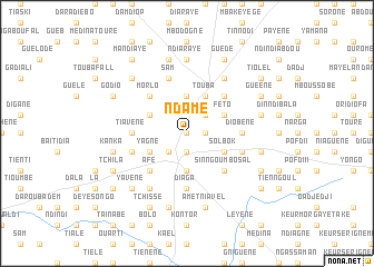 map of Ndame