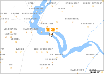 map of Ndame