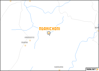 map of Ndamichoni