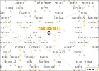 map of Ndam Khalil