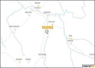 map of Ndamo