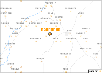 map of Ndananba