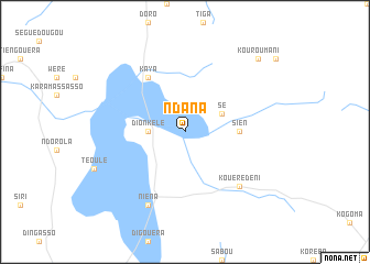 map of Ndana