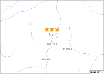 map of Ndanda