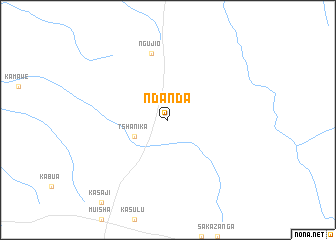 map of Ndanda