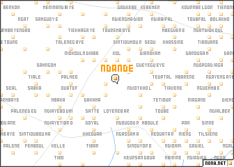 map of Ndande