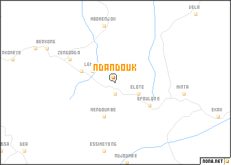 map of Ndandouk