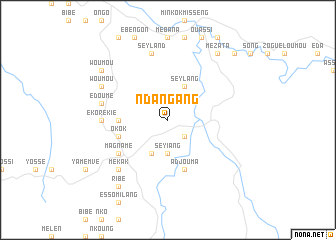 map of Ndangang