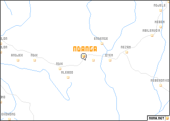 map of Ndanga