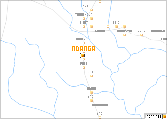 map of Ndanga