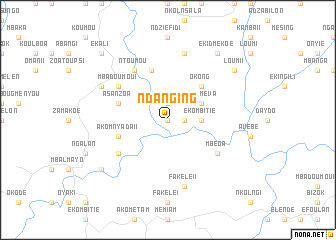 map of Ndanging