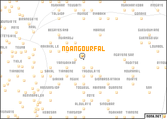 map of Ndangour Fal