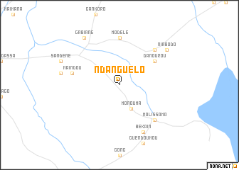 map of Ndanguélo