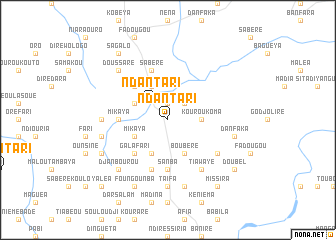 map of Ndantari