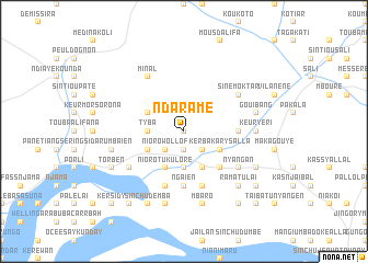 map of Ndaramé