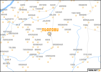 map of Ndarobu