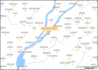 map of Ndarobu