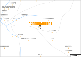 map of Ndarou Diobène