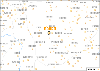 map of Ndaro